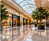 Retail shopping centre concourse